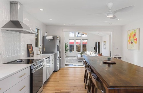 McFerrin Park Casa | Walk to Restaurants - Outdoor Patio with Grill & Fit Pit, 1 Mile to Stadium & Downtown