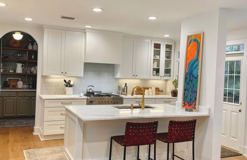 Neptune Beach Casa | Walk to the beach or the park! Family sized home!