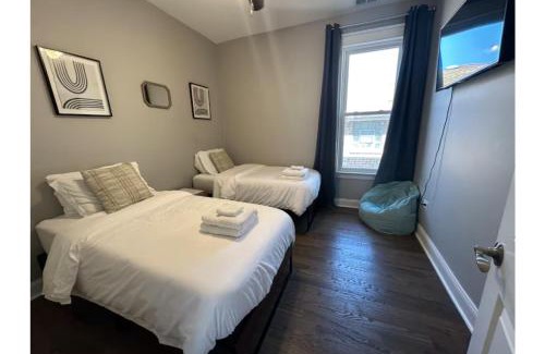 South Shore Casa | Walk to the Lake! Grill, Fireplace, Sleeps 12