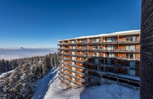 Chamrousse Condominio | Cálido y acogedor apartamento de 1 habitación con alcoba y balcón privado