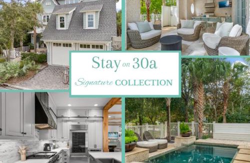 WaterSound Beach Casa | Water and Wine by Stay on 30a, Private Beach- Bikes!