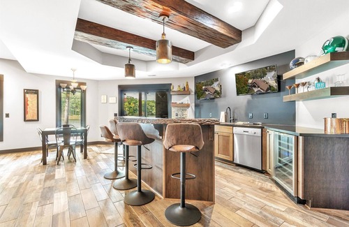 Saugatuck Cabina | 5 habitaciones, frente al lago, 2 suites MASTERS, playa privada, lago para nadar poco profundo