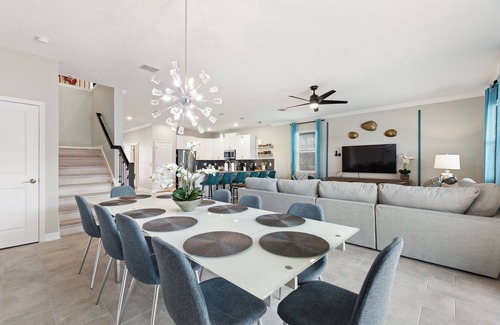 Kissimmee Villa | Water Kingdom @ Storey Lake By Shine Villas! #525 9 Bedroom Home