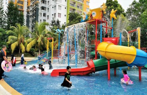 Malacca City Apartamento | Water Themepark Resort Melaka Free WiFi Suites