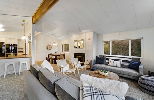 Lagoon Point Casa | Water View Gem with WiFi, Spacious Deck, Patio, Gas Grill, & Yard