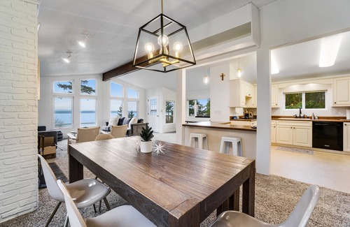 Lagoon Point Casa | Water View Gem with WiFi, Spacious Deck, Patio, Gas Grill, & Yard