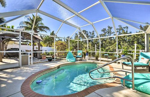 Whitney Beach Casa | Waterfront Bradenton Home Heated Pool and Fire Pit