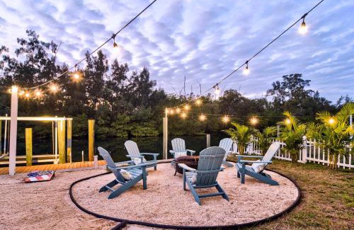 Whitney Beach Casa | Waterfront Bradenton Home Heated Pool and Fire Pit