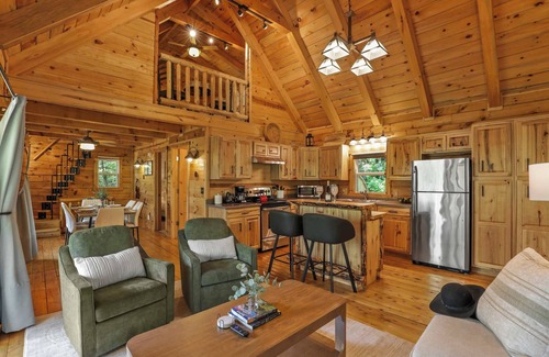 De Soto Cabina | Waterfront Cabin - Sauna - Fire Pit - Private Deck