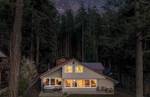 Camano Island Chalet De Esquí | Waterfront Chalet Wildlife Watching
