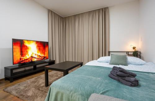 Obuda Apartamento | Waterfront City Azure Loft with FREE PARKING