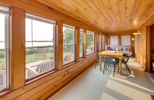 Clinton Casa | Waterfront Cottage with Sunroom and Patio and Grill