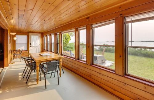 Clinton Casa | Waterfront Cottage with Sunroom and Patio and Grill