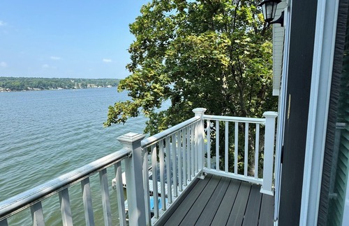 Dundee Cabaña | Waterfront Dog-Friendly Finger Lakes Retreat with Private Dock, Swim and Fish