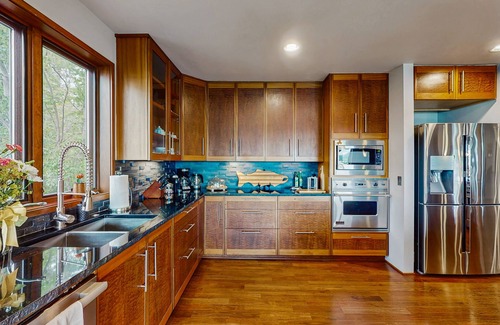 Poulsbo Casa | Waterfront dream with luxe finishes, 2 suites, home theater & amazing views