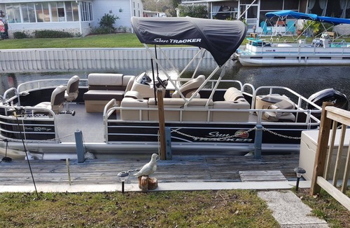 Leesburg Casa | Alquiler frente al mar con pontón barco, muelle y carro de golf!