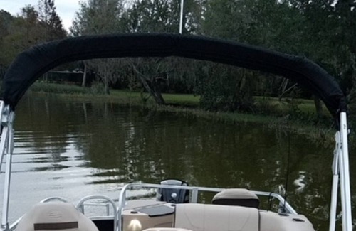Leesburg Casa | Alquiler frente al mar con pontón barco, muelle y carro de golf!