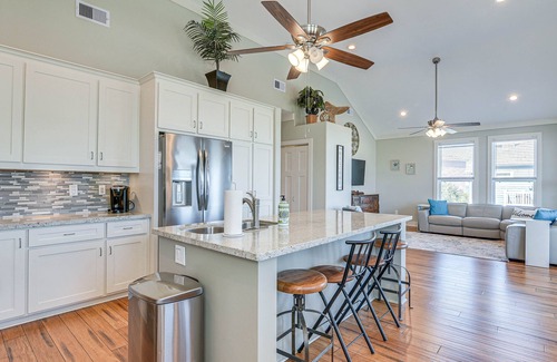 Terramar Beach Casa | Waterfront Galveston Bay Home w/ Private Pool!