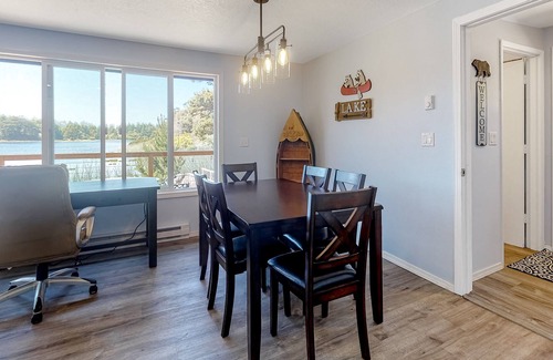 Port Orford Casa | Waterfront Gem w/ Deck, Private Dock & Hot Tub, Free WiFi & Full Kitchen