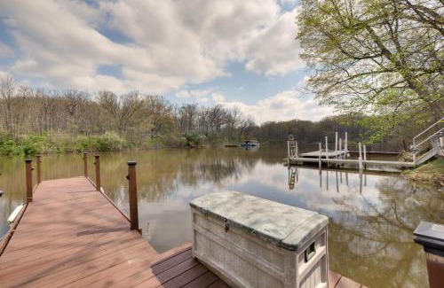 Lake Milton Casa | Waterfront Home on Lake Milton Dock, Hot Tub