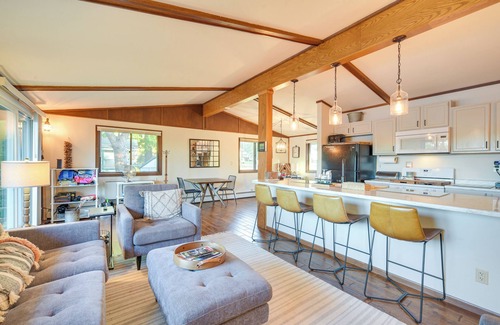 Balsam Lake Casa | Waterfront Home w/Fire Pit & Deck in Balsam Lake!
