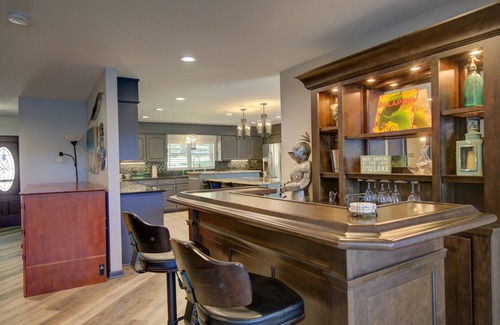 Grove Casa | Waterfront Home with private boat ramp and boat dock.