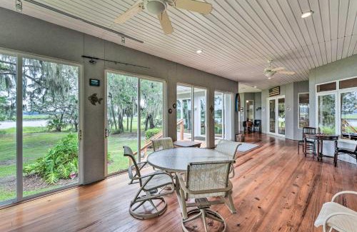 Okatie Casa | Waterfront Home with Shared Dock on Okatie River