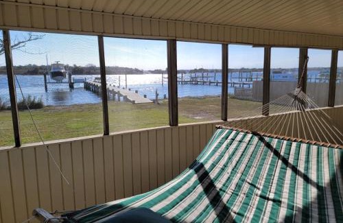 Cedar Point Casa | Waterfront home with Private Dock and swimming area, large fenced backyard