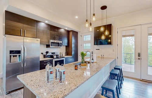 Bowie Casa | Waterfront home with views of Amon G. Carter Lake with large yoga deck