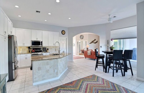 Silver Shores Casa | Waterfront Island Pool Home, Walk to Beach, dock your boat includes boat lift