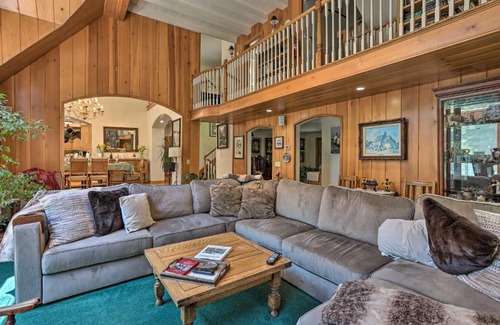 Cedar Glen Casa | Waterfront Lake Arrowhead Home with View and Game Room