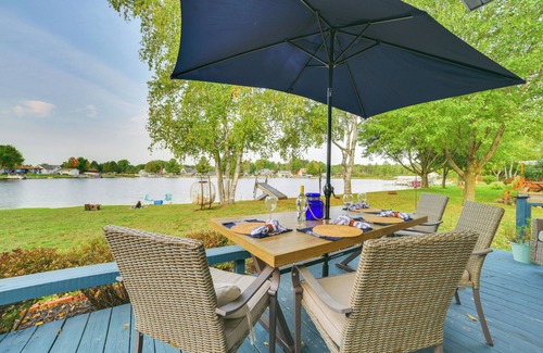 Lake City Cabaña | Waterfront Lake City Home w/ Deck & Boat Dock!