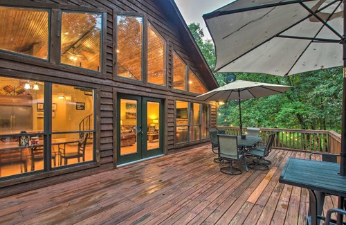 Scranton Casa | Waterfront Lake Dardanelle Home with Dock and Fire Pit