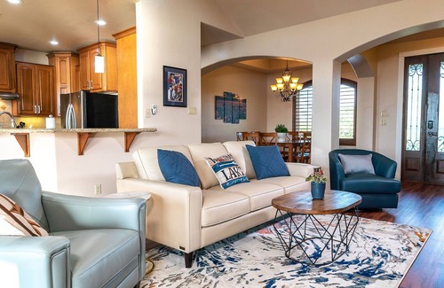 Brooks Hollow Casa | Waterfront Lake Travis Home with Deep Water Private Boat Dock