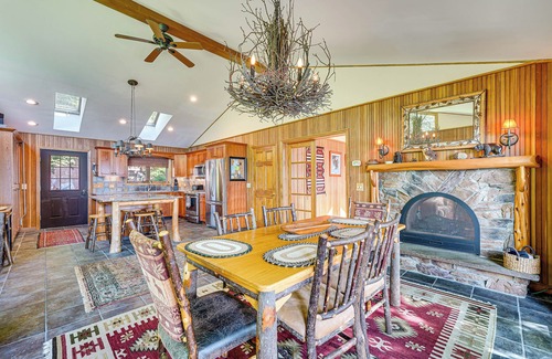 Putnam Station Casa | Waterfront Lake George Lodge w/ Boat Dock & Deck!