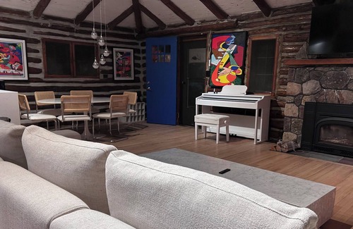 Greenwood Lake Cabina | Waterfront Log home