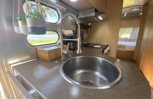 Winter Garden Casa | Waterfront Luxury Airstream on An Orange Grove