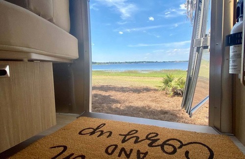 Winter Garden Casa | Waterfront Luxury Airstream on An Orange Grove