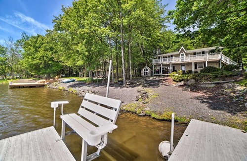 Pocono Lake Casa | Waterfront Pocono Lake Home with Private Dock!