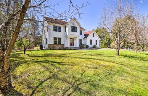 Henryville Casa | Waterfront Poconos Getaway Game Room and Deck!