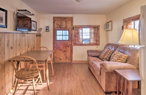 Menahga Cabina | Waterfront Resort Cabin on Twin Lakes!