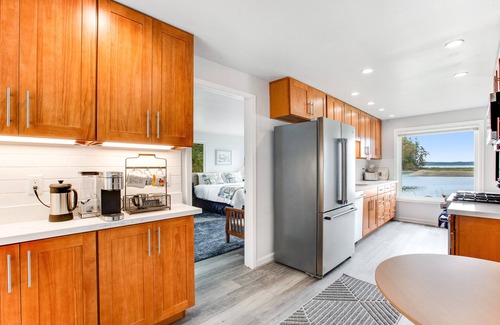 Lakebay Casa | Waterfront retreat with private beach, firepit, kayaks/SUP, EV charger & grill