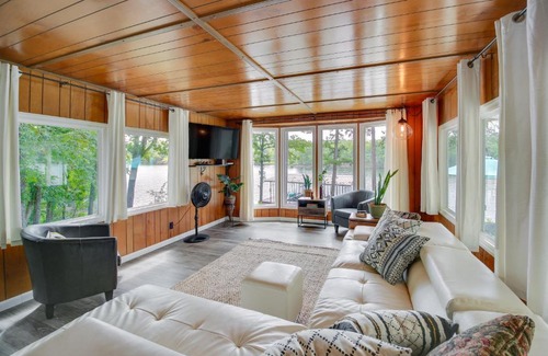 Mid America Casa | Waterfront Royal Home with Dock and Patio!