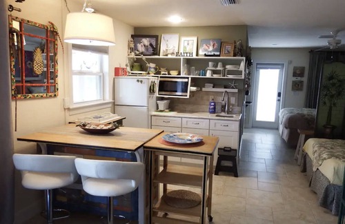 Palmetto Apartamento | Waterfront Studio apartment to relax/work on Snead Island, near Bradenton, Fl