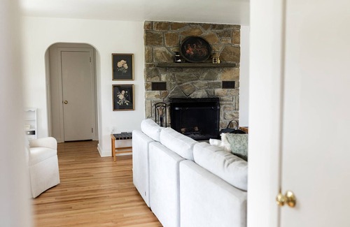 Fertility Cabaña | Waterfront with Wood Fireplace + Outdoor Firepit + Paddleboat +1 mile to outlets