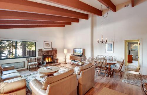 Tahoma Casa | Waters Edge Escape - Patio with BBQ Near Beach