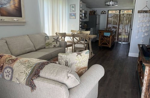 New Smyrna Beach Villa | Waterview Villa 2 Bedroom 2 Bath Minutes to Beach and Flagler & Canal Downtown
