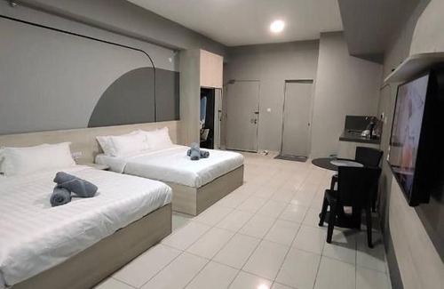 Tanjung Aru Apartamento | We Stay Studio Room Aeropod Near Airport,KKCity,TgAru Beach-6Pax