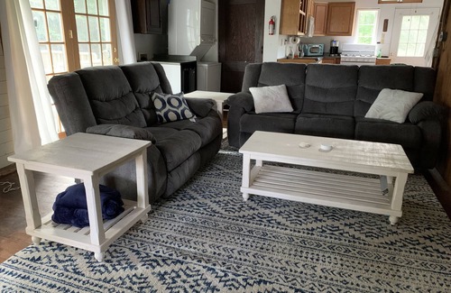 Franklin Cabaña | Webster Camp - rustic getaway with Webster Lake access, fire pit & large deck!