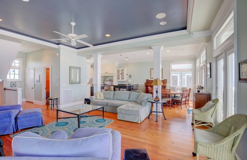 Ocean Sound Village Casa | Wedding-friendly beachfront home with private heated pool, hot tub, & elevator